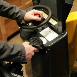 Aisle Master Order Picker Close Up - Impact Forklift Solutions