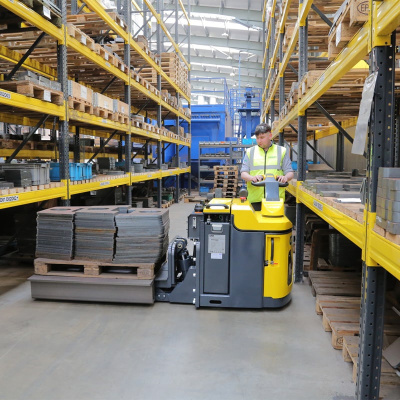Combi Ppt Hc Powered Pallet Truck Action - Impact Forklift Solutions